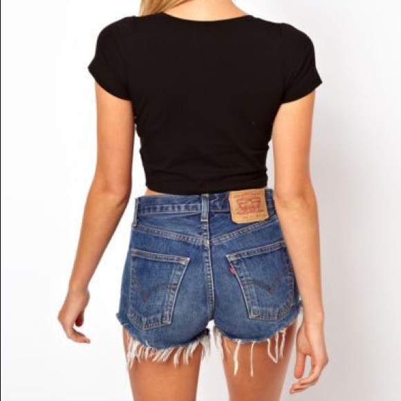 Vintage Levi 55 Cheeky Cutoff Shorts 